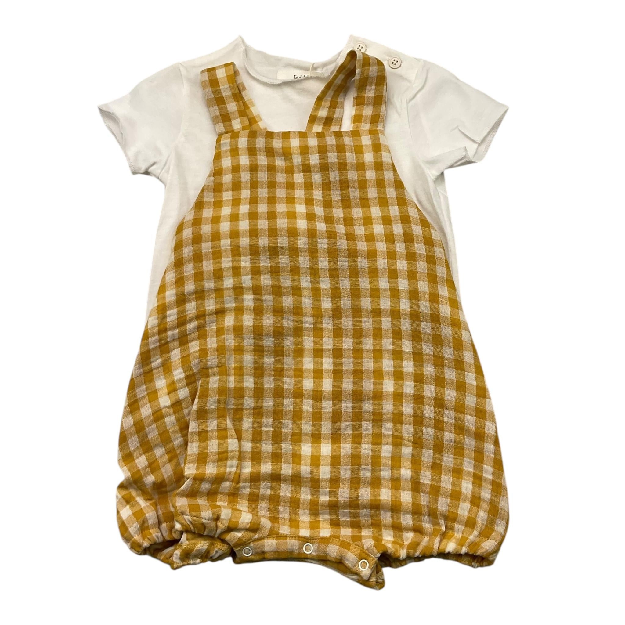 TEDDY E MINOU E23CP028C3136BIANCO/GIALLO