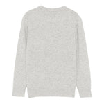 SAINT BARTH maglia girocollo tinta unita con stampa Grigio per Bambino DOU000102392G GRIGIO SAINT BARTH 