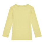 GUESS shirt girocollo tinta unita con stampa in contrasto Giallo per Neonato N4BI18I3Z14N GIALLO GUESS 