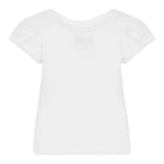Guess T-Shirt Girocollo Tinta Unita con Stampa per Neonata K5GI01K6YW4XN BIANCO GUESS 