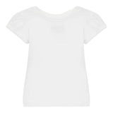 Guess T-Shirt Girocollo Tinta Unita con Stampa per Neonata K5GI01K6YW4XN BIANCO GUESS 