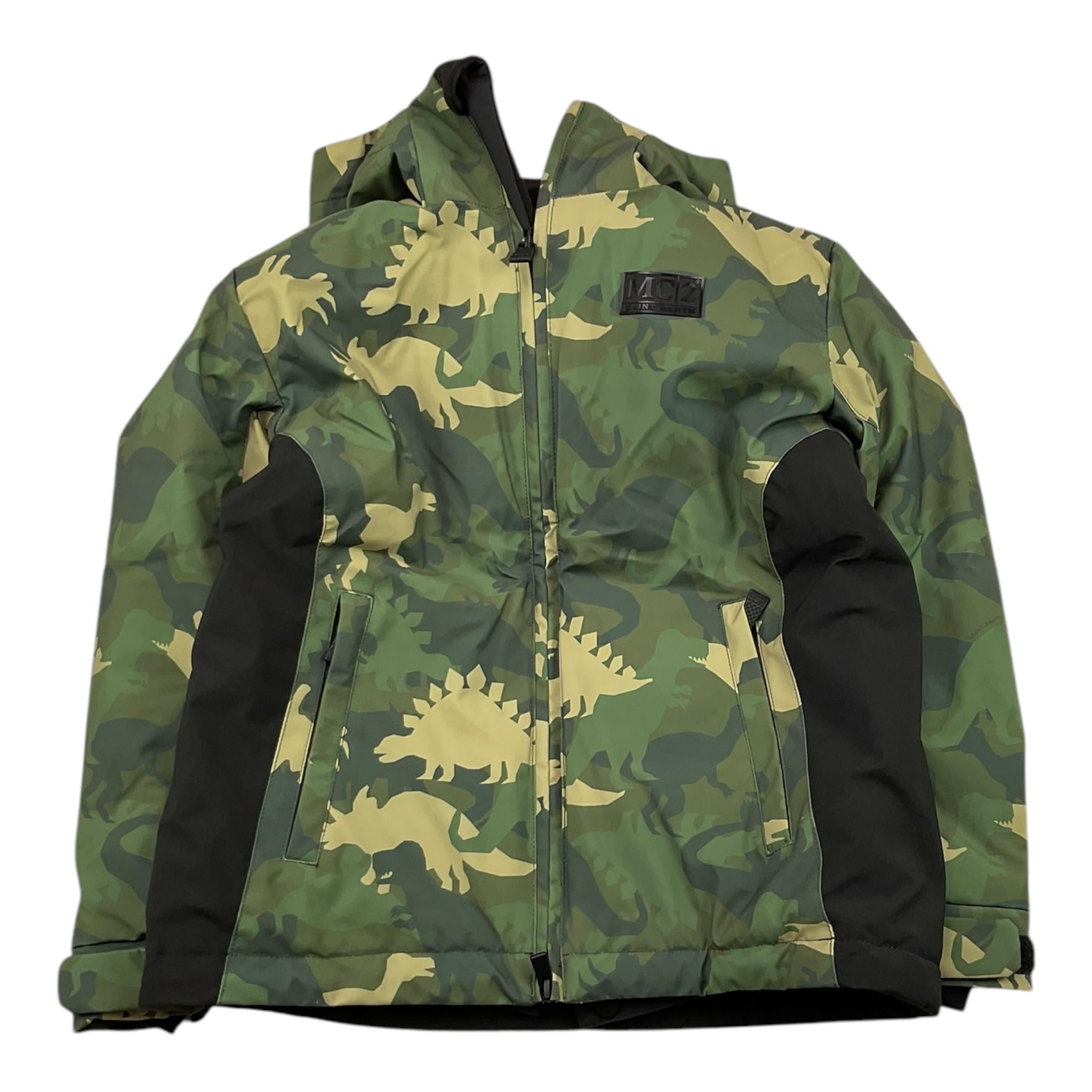 SAINT BARTH giubbino da neve bicolore con fantasia militare Verde per Bambina WLD0001 VERDE SAINT BARTH 