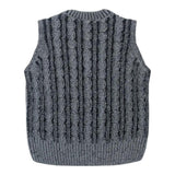 DIESEL gilet tinta unita con logo Grigio per Bambina J01973 GRIGIO DIESEL 