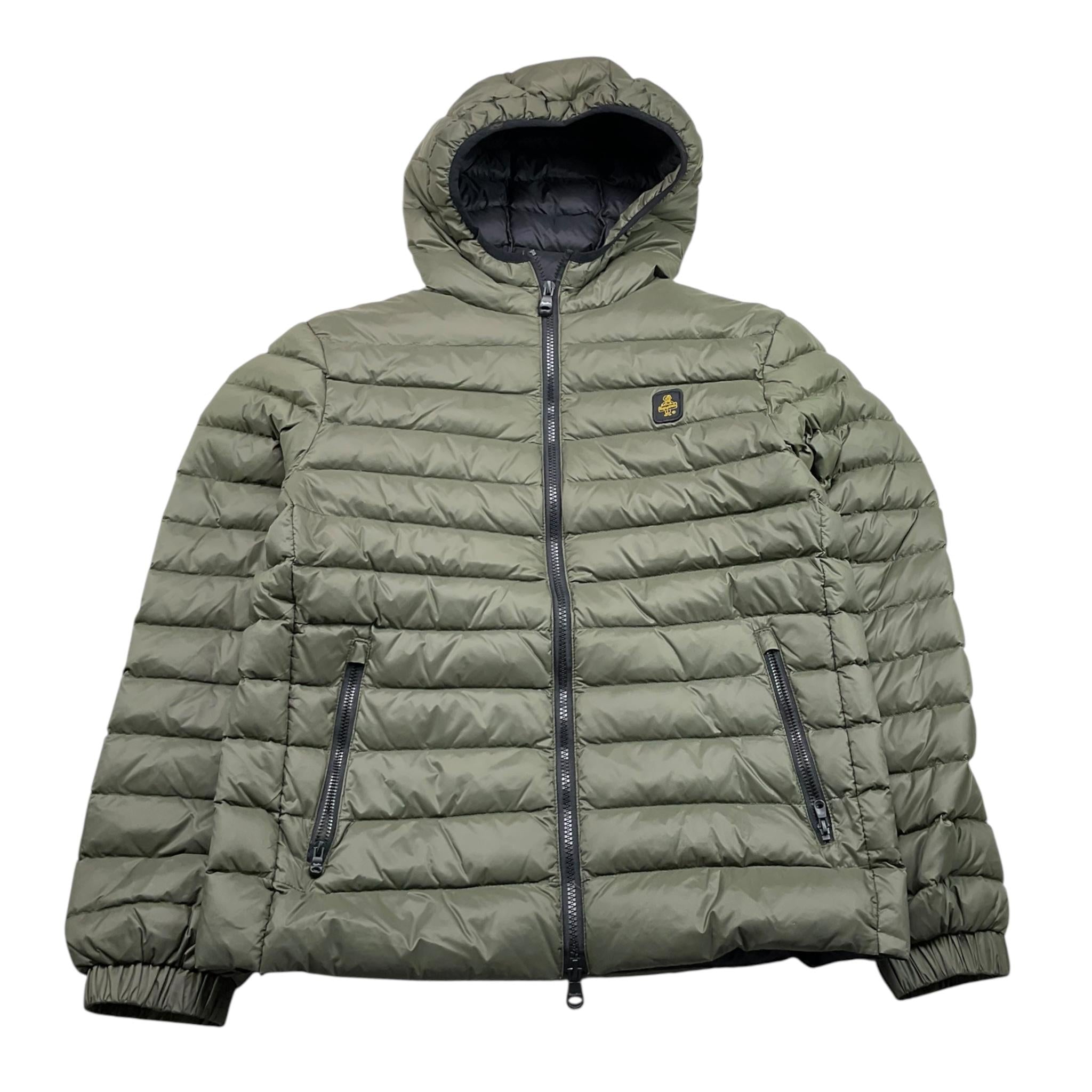 REFRIGIWEAR giubbino tinta unita cn cappuccio Verde per Bambino RW789 VERDE REFRIGIWEAR 