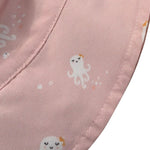 Monnëka Cappello Modello Pescatore Tinta Unita con Fantasia per Neonata 032024 ROSA Monnëka 