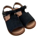 Cucada Solid Color Sandals With Buckle Closure Blue For Boys