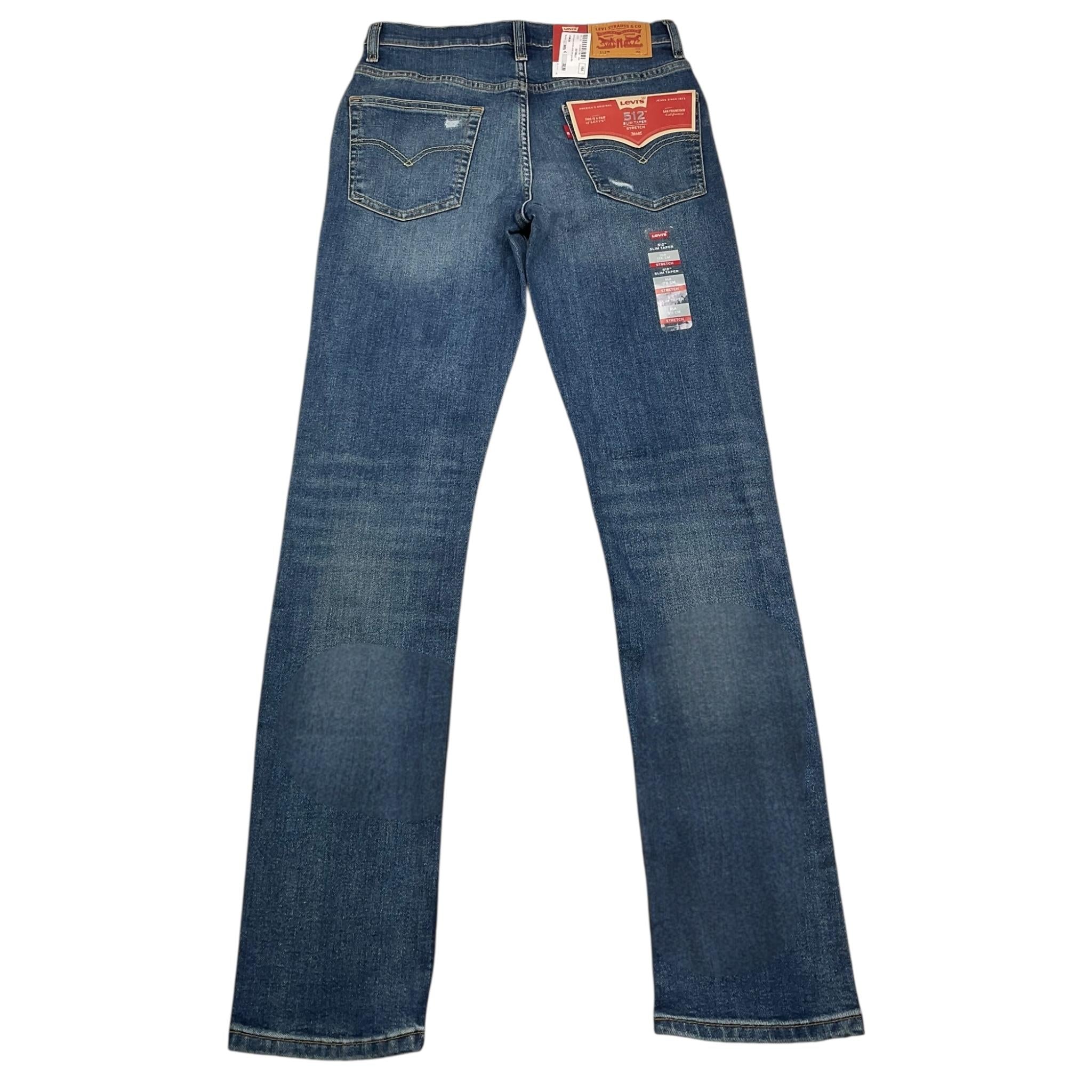 LEVI'S jeans tinta unita con girovita regolabile Blu per Bambino E6728 BLU LEVI'S 