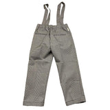 MICHAEL COAL pantalone tinta unita con elastico in vita Bianco/nero per Bambino LITJHN3199F24 BIANCO/NERO MICHAEL COAL 