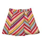 Missoni Multicolor Skirt With Multicolor Button For Girls