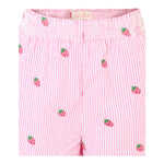 Saint Barth Short Bicolore con Fantasia A Righe per Bambina MEA001X BIANCO/ROSA SAINT BARTH 