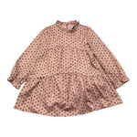 TRUSSARDI abito manica lunga tinta unita con stampe Rosa per Bambina TGA25100VE ROSA TRUSSARDI 