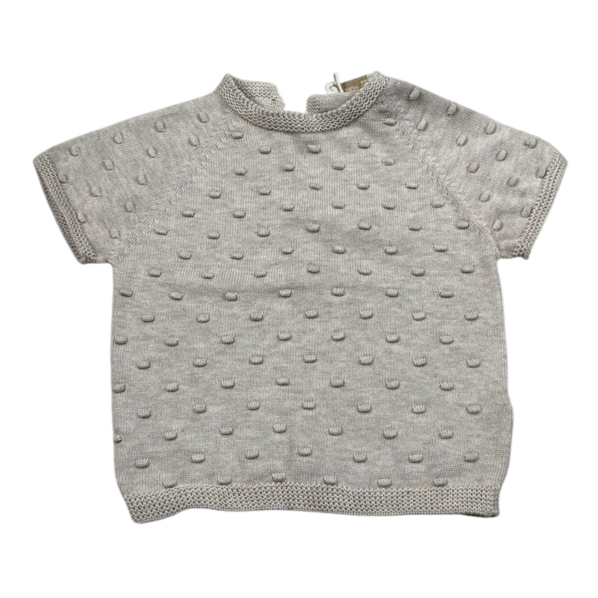 Wedoble T-Shirt Tinta Unita con Ricami per Neonato V2406302A BEIGE WEDOBLE 