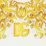 Dolce & Gabbana T-Shirt Girocollo Tinta Unita con Stampa per Bambino L5JTNK BIANCO DOLCE & GABBANA 