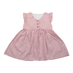 Babyvip Abito Tinta Unita con Microfantasia per Neonata 7760 ROSA BABYVIP 