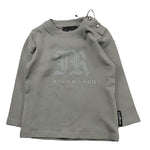 JOHN RICHMOND shirt girocollo tinta unita con stampa logo Grigio per Neonato RIA25004TS GRIGIO JOHN RICHMOND 