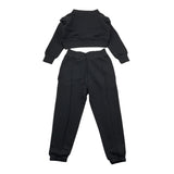 FUN & FUN completo 2pz felpa-pantalone tinta unita Nero per Neonata FBCM00006N NERO FUN & FUN 