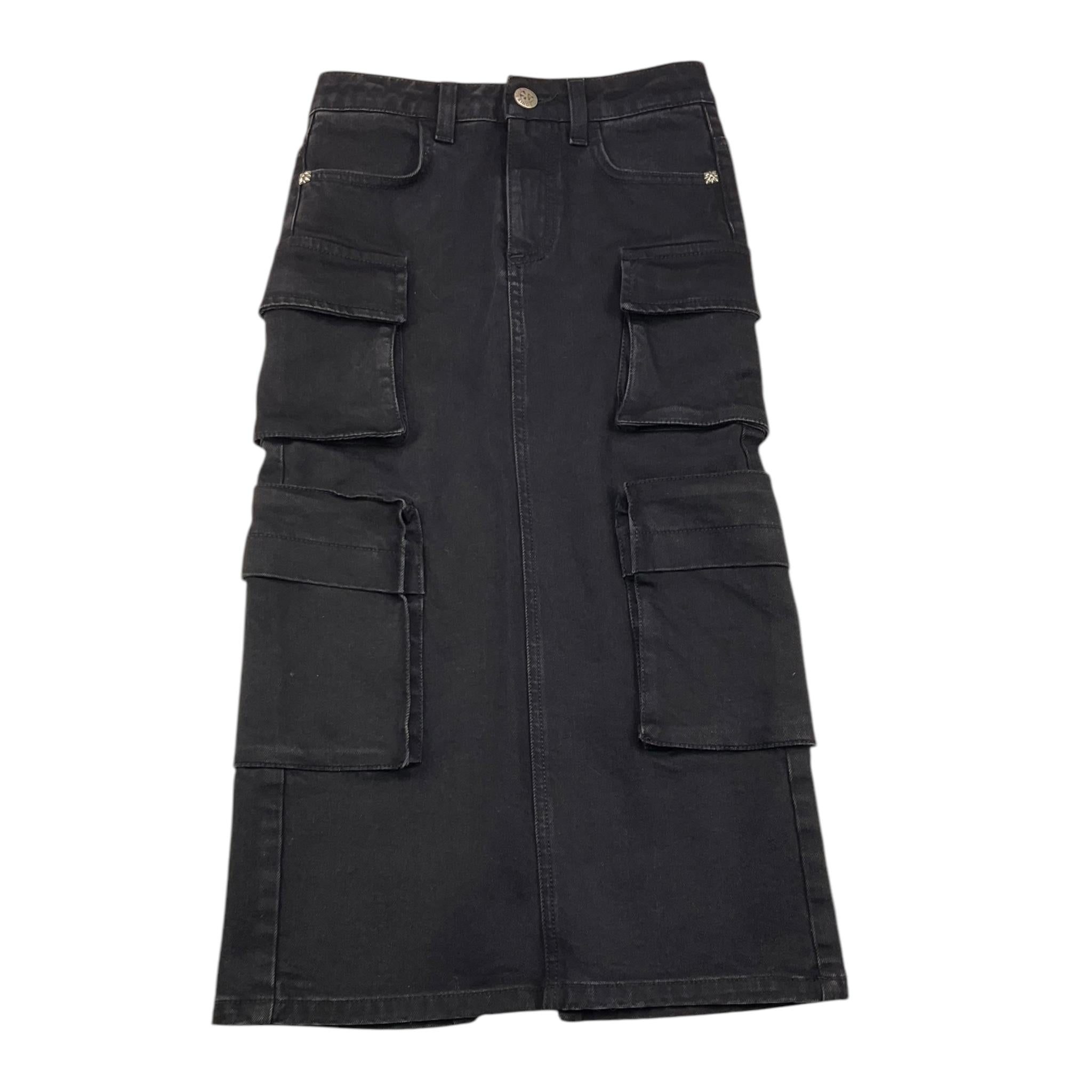 JOHN RICHMOND gonna tinta unita con spacco posteriore Nero per Bambina RGA25207GO NERO JOHN RICHMOND 