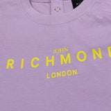 John Richmond Abito Tinta Unita con Stampa per Neonata RIP25005VE LILLA JOHN RICHMOND 