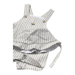 Mayoral Completo 2 Pezzi Salopette-Cappello per Neonato 16016 BIANCO MAYORAL 