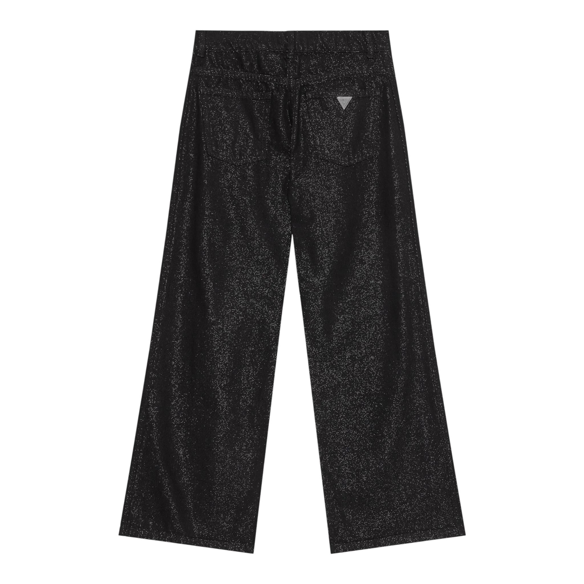 GUESS pantalone tinta unita modello palazzo Nero per Bambina K4BA06D5D90 NERO GUESS 