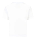 Barrow Kids T-Shirt Girocollo tinta unita con Stampa Bianco per Bambino S5BKJUTH063 BIANCO BARROW KIDS 