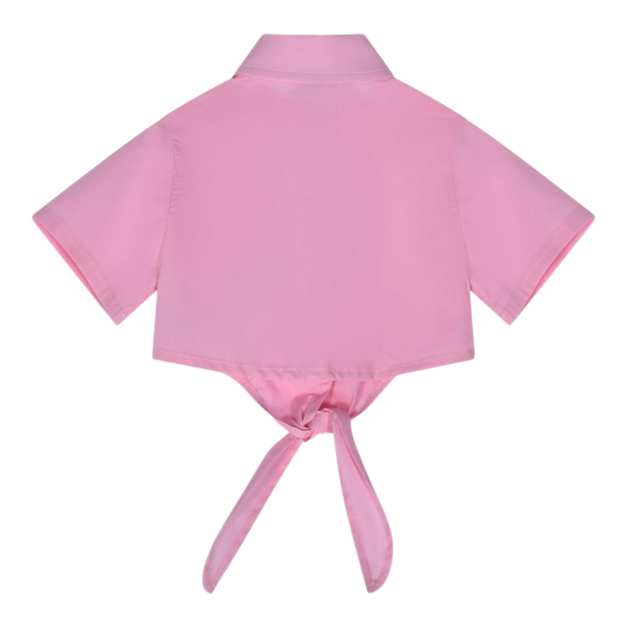 Marc Ellis Camicia Mezza Manica tinta unita Rosa per Neonata JMNSH01427N ROSA MARC ELLIS 