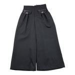 NAIDA pantalone tinta unita modello palazzo Nero per Bambina NAPA274 NERO NAIDA 