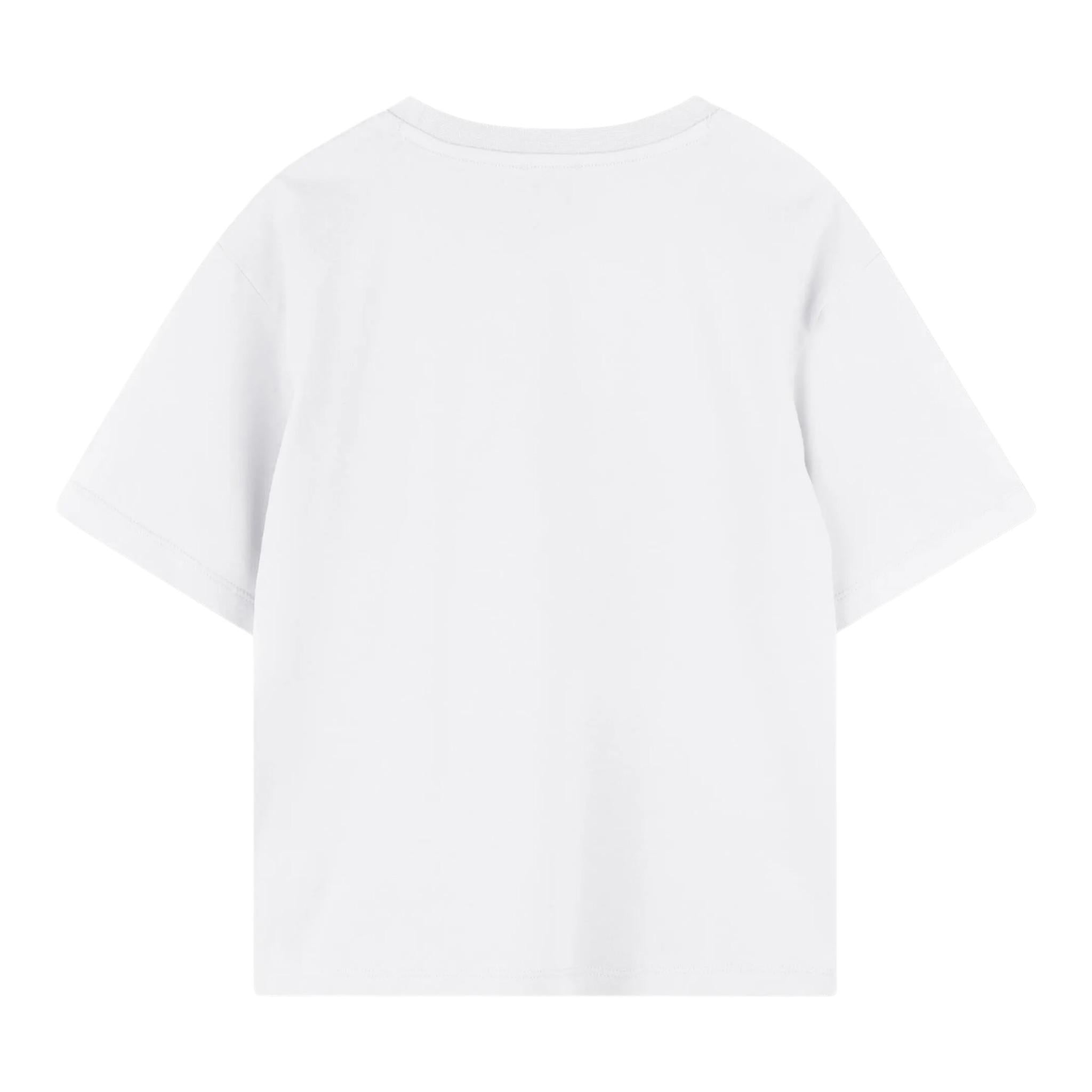 Kenzo T-Shirt Girocollo Tinta Unita con Stampe per Neonata K61137NX BIANCO KENZO 