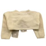 LA STUPENDERIA coprispalle tinta uita con fiocco Panna per Neonata VCSC02 PANNA LA STUPENDERIA 