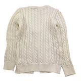 Maglifici di Verona Cardigan Tinta Unita con Bottoni per Bambina 018122 PANNA MAGLIFICI DI VERONA 