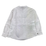 Daniele Alessandrini Plain Shirt With Contrast Buttons White For Newborn