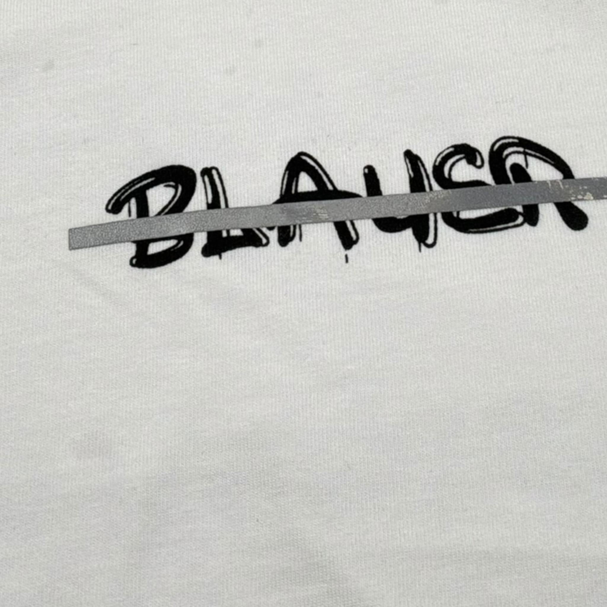 Blauer T-Shirt Girocollo Tinta Unita con Stampa per Neonata 25SBLGH02550XN BIANCO BLAUER 