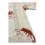 Play Up T-Shirt Tinta Unita con Camaleonti per Bambino PA033AQ11057 PANNA PLAY UP 