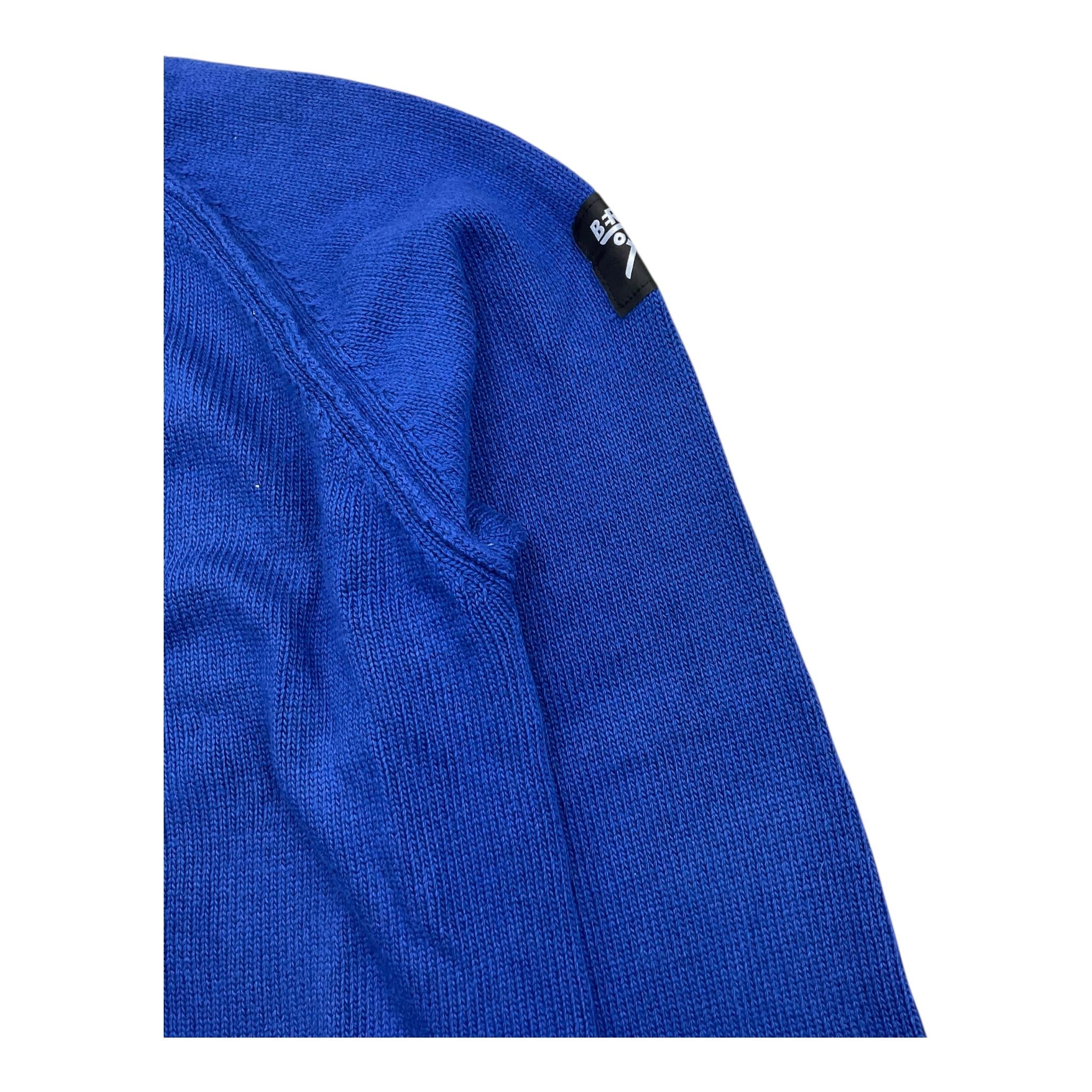 BERNA maglia girocollo tinta unita Blu per Bambino 23548 BLU BERNA 