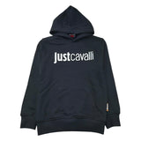 Just Cavalli Felpa Chiusa Girocollo Tinta Unita con Logo per Bambino JBP26012FE NERO JUST CAVALLI 