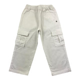 Dondup Plain Trousers With Pockets And Elastic Waist White For Boys