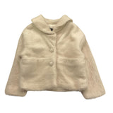 FUN & FUN pelliccia tinta unita con bottoni Beige per Bambina FNBJK13206 BEIGE FUN & FUN 