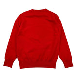 SAINT BARTH maglia  tinta unita con stampa Rosso per Bambino PRC0016 ROSSO SAINT BARTH 