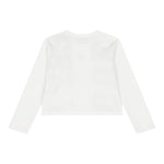 GUESS shirt girocollo tinta unita con stampe Bianco per Bambina J4YI03K8HM4 BIANCO GUESS 