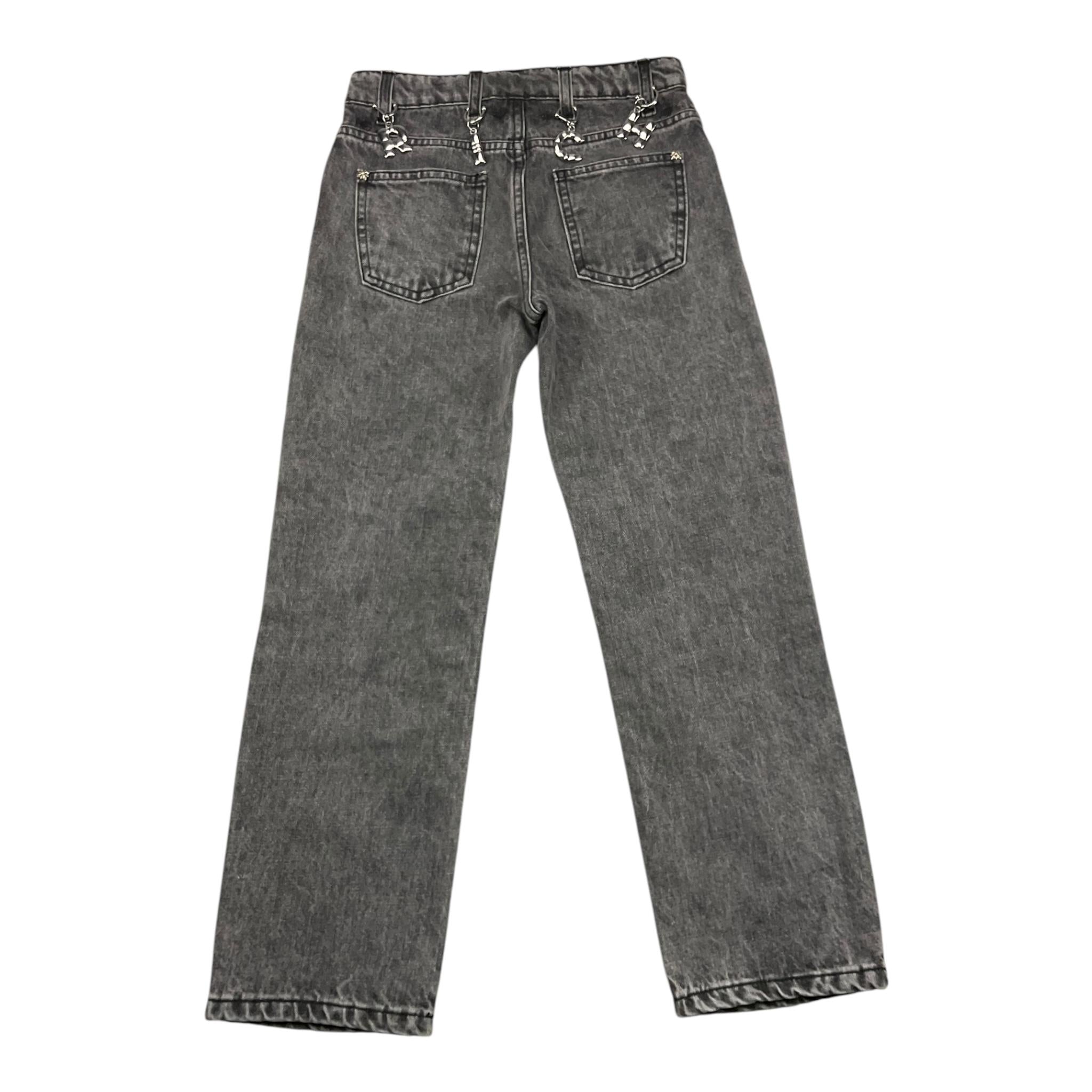 JOHN RICHMOND jeans tinta unita con applicazioni Grigio per Bambina RGA25168JE GRIGIO JOHN RICHMOND 