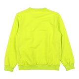 Daniele Alessandrini Crewneck Sweatshirt Solid Color With Fluorescent Green Print For Boys