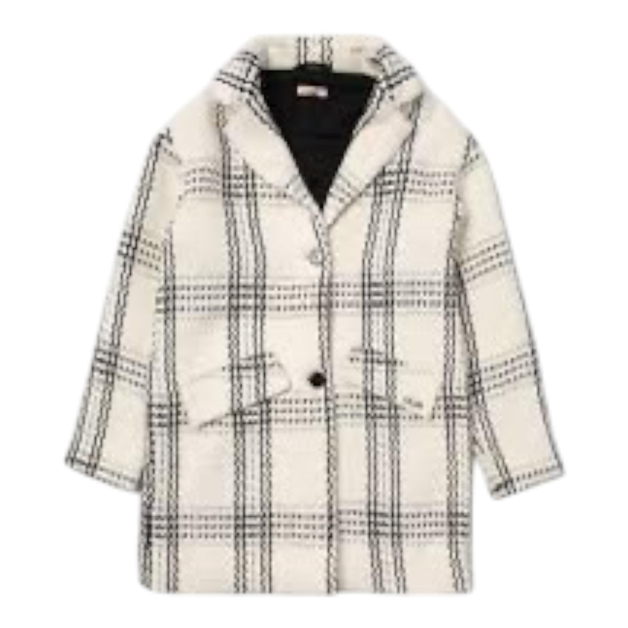 LIU JO cappotto tinta unita con bottoni e fantasia Bianco/nero per Bambina GF4043T3975X BIANCO/NERO LIU JO 