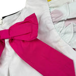 Marc Ellis Top Tinta Unita con Applicazioni per Neonata JMNSH16784 BIANCO MARC ELLIS 