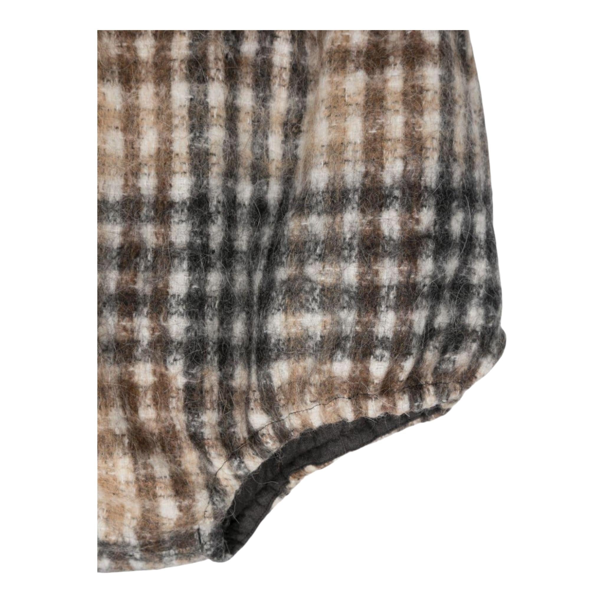 DOU DOU culotte fantasia quadri cn logo Beige per Bambina DV6B09X BEIGE DOU DOU 