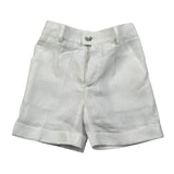 Paio Crippa Bermuda Tinta Unita con Girovita Regolabile per Bambino BOSSO BIANCO PAIO CRIPPA 