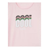 Guess T-Shirt Tinta Unita con Stampa per Bambina K5RI17K6YW4 ROSA GUESS 
