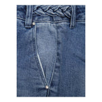 LIU JO jeans tinta unita modello palazzo Blu per Bambina GF4122 BLU LIU JO 