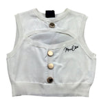 Marc Ellis Top Giromanica Tinta Unita con Logo per Bambina JMJTP01252 PANNA MARC ELLIS 