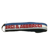 Baci&amp;Abbracci Tricolor Belt With Multicolor Logo Print For Kids
