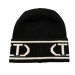 TWINSET cappello tinta unita con logo Nero per Bambina 242GJ501D NERO TWINSET 
